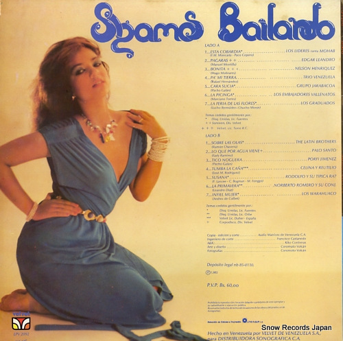 V/A sigamos bailando LPV2092 - back cover