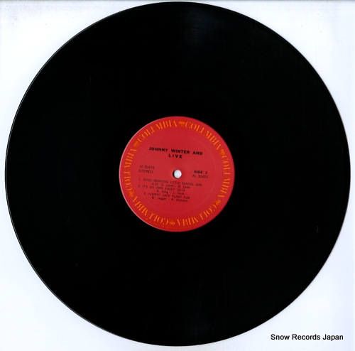 WINTER, JOHNNY live / johnny winter and PC30475