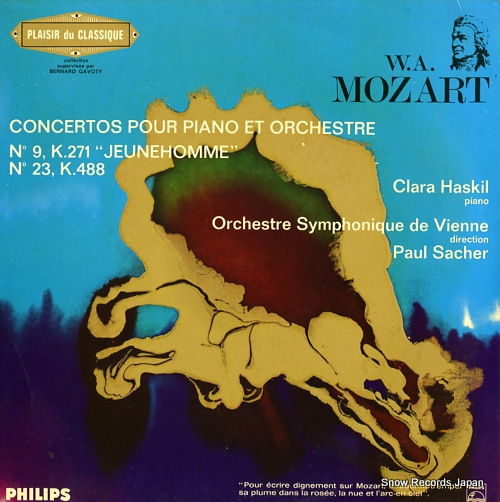 HASKIL, CLARA mozart; concertos pour piano et orchestre no9, k.271