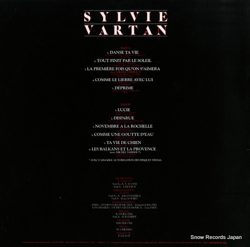 VARTAN, SYLVIE sylvie vartan C25Y0058