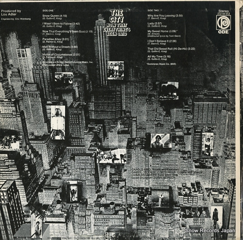 CITY, THE now that everything's been said Z1244012