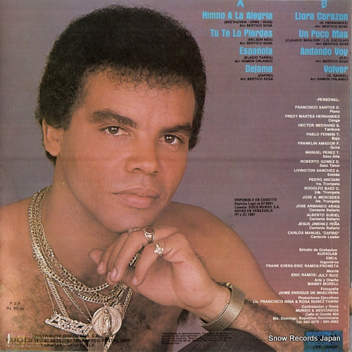 MANUEL, CARLOS el zafiro LPE-10507 - back cover