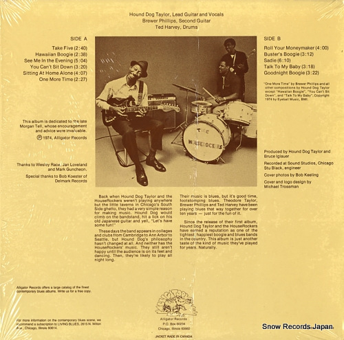 TAYLOR, HOUND DOG natural boogie ALLIGATOR4704