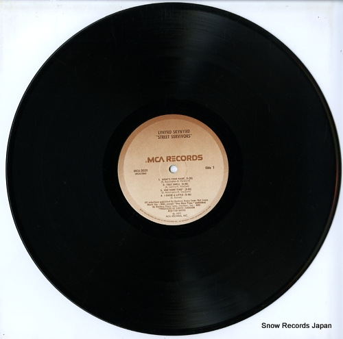 LYNYRD SKYNYRD street survivors MCA-3029