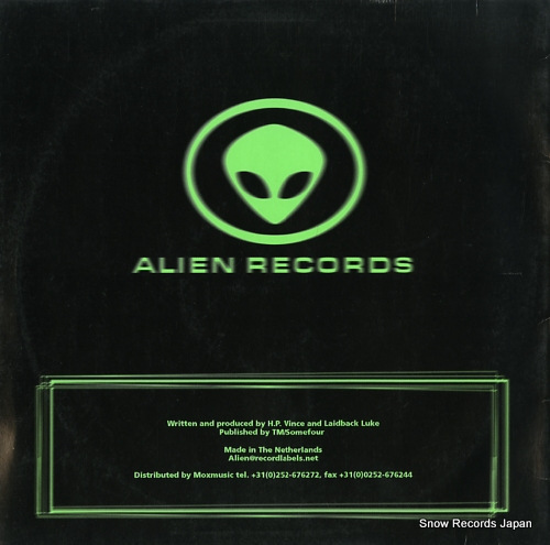 DUBBING DOUBLE keep it going / can't resist it ALIEN002 - back cover