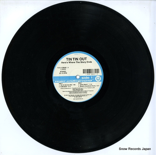 TIN TIN OUT here's where the story ends Y-38639 - disc
