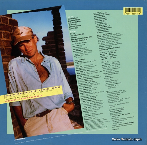 BUFFETT, JIMMY hot water MCA-42093 - back cover