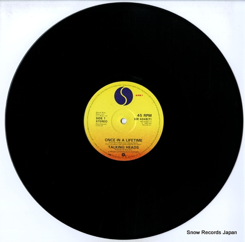 TALKING HEADS once in a lifetime SIR4048T