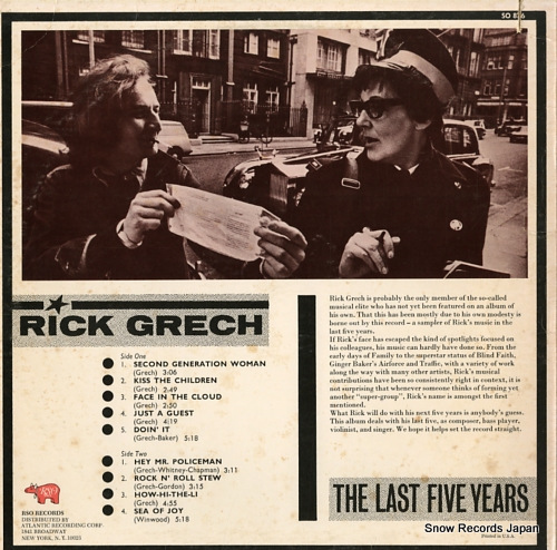 GRECH, RICK the last five years SO876
