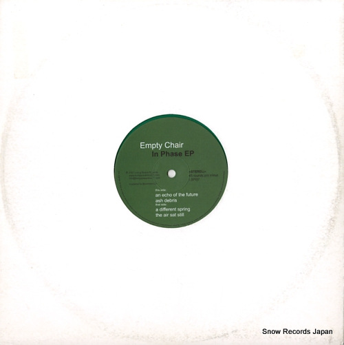 CHAIR, EMPTY in phase ep LSP001 - front cover