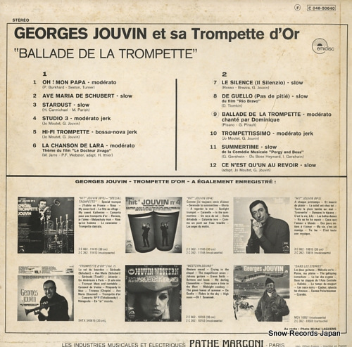 JOUVIN, GEORGES ballade de la trompette C048-50640