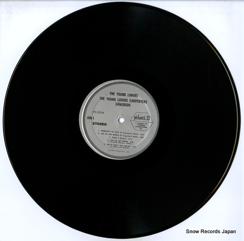 YOUNG LOVERS, THE carpenters song book SPC-3378
