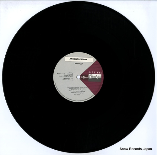ANCIENT BEATBOX raining / my eyes are filled with clouds (remixes) FRY014T - disc