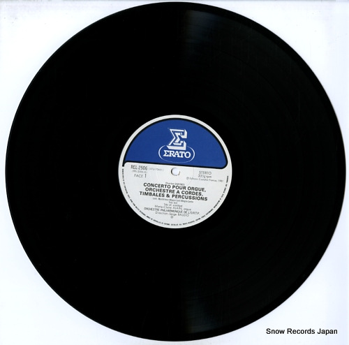 ALAIN, MARIE-CLAIRE / YVONNE LORIOD chaynes; concerto pour orgue and piano REL-2506 - disc