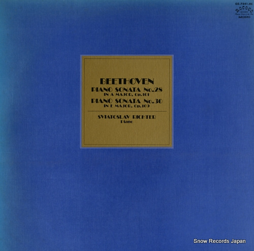 RICHTER, SVJATOSLAV beethoven; piano sonata no.28 and no.30 OZ-7541-RC