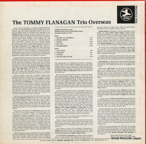 FLANAGAN, TOMMY overseas PEST7632/PR7632