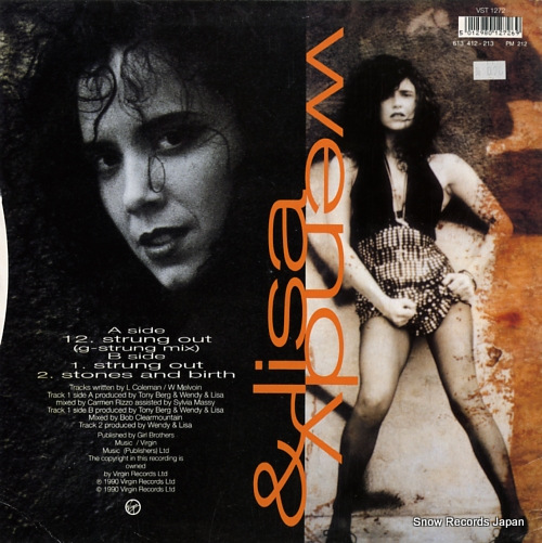 WENDY AND LISA strung out VST1272/613412-213 - back cover