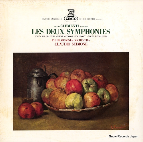 SCIMONE, CLAUDIO clementi; les deux symphonies ERX-2448