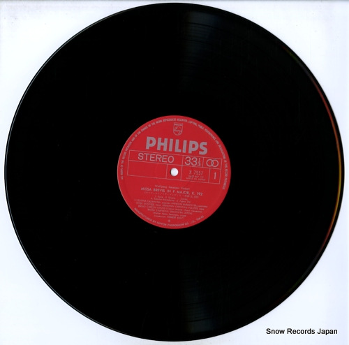 KEGEL, HERBERT mozart; missa brevis, k.192 X-7557