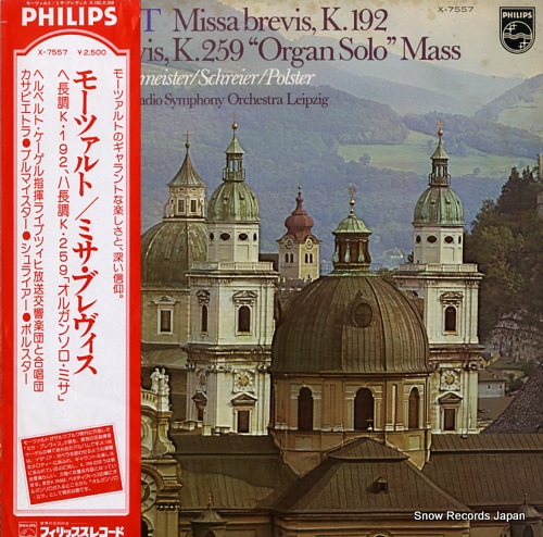 KEGEL, HERBERT mozart; missa brevis, k.192 X-7557