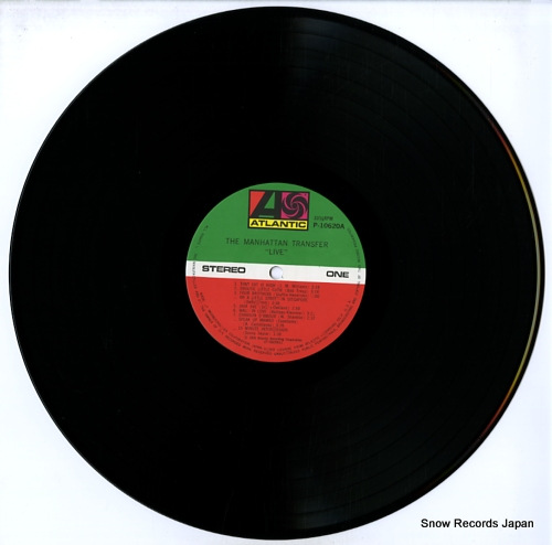 MANHATTAN TRANSFER live P-10620A - disc