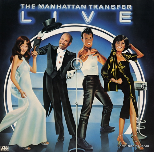 MANHATTAN TRANSFER live P-10620A - front cover