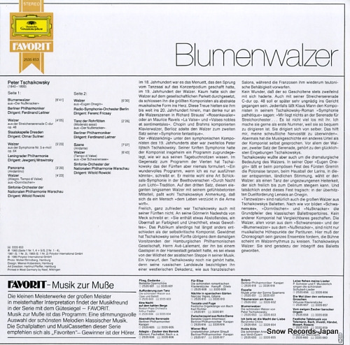 V/A tschaikowsky; blumenwalzer 2535653 - back cover