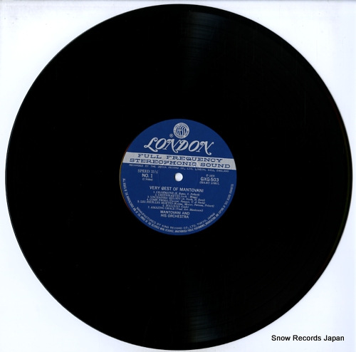 MANTOVANI very best of mantovani GXG503