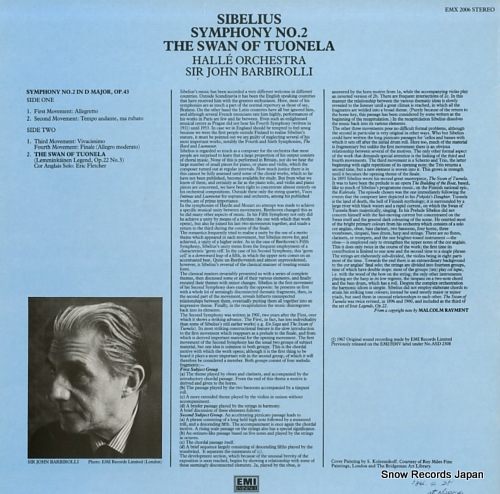BARBIROLLI, JOHN sibelius; symphony no.2 / 
