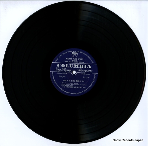 GIESEKING, WALTER mozart; complete works for piano solo / volume iii OL-3113