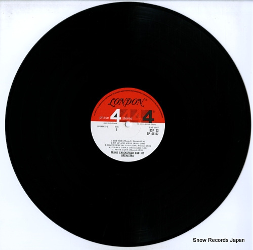 CHACKSFIELD, FRANK ebb tide (and other million sellers) BSP23