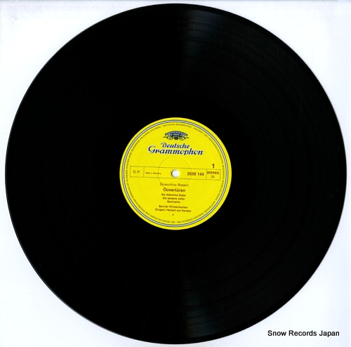 KARAJAN, HERBERT VON rossini; ouverturen 2530144
