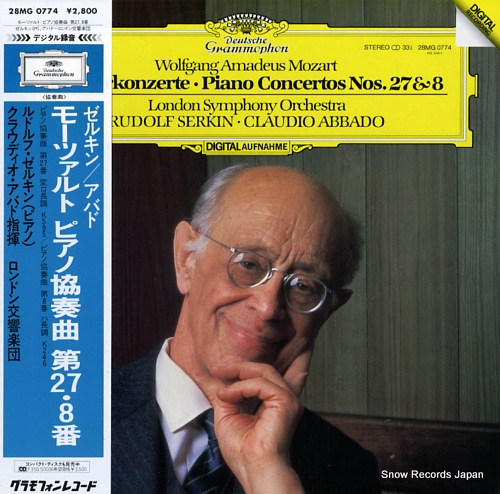 SERKIN, RUDOLF mozart; klavierkonzertepiano concerto nos.27 & 8 28MG0774