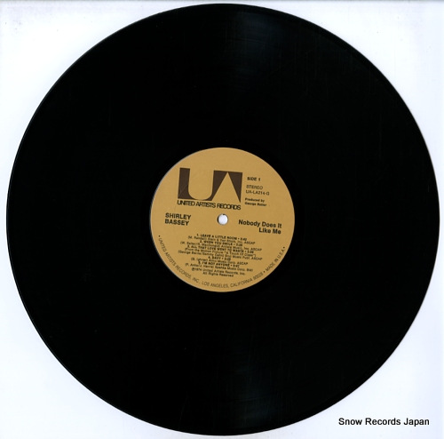 BASSEY, SHIRLEY nobody does it like me UA-LA214-G