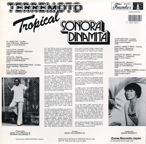 LA SONORA DINAMITA terremoto tropical SOF-5615