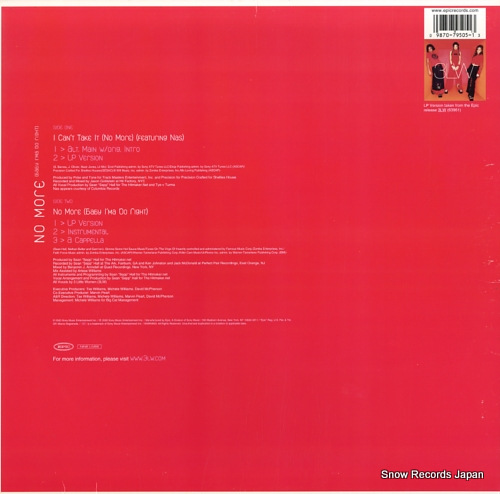 3LW i can't take it (no more) / no more (baby i 'ma do right) 4979505 - back cover