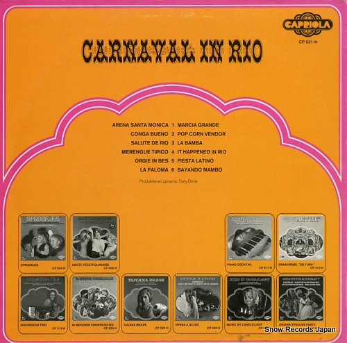 CHICO AND HIS LATIN SOUNDS carnival in rio CP531-H - back cover