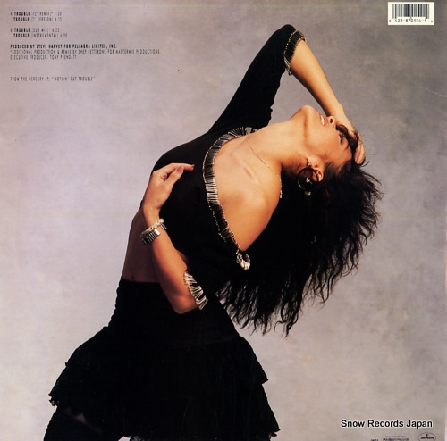 PEEPLES, NIA trouble 870154-1 - back cover