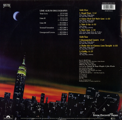 LIME the greatest hits 827612-1