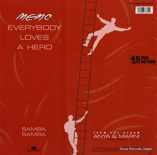 MEMO everybody loves a hero / samba samba 883765-1 - back cover