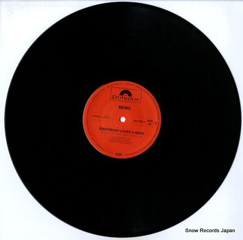 MEMO everybody loves a hero / samba samba 883765-1 - disc