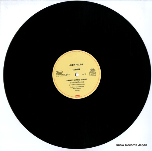 FIELDS, LINDA shame, shame, shame (extended remix) 1CK060-2022106/060-202210-6 - disc
