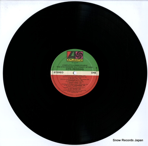REDDING, OTIS the otis redding dictionary of soul / complete & unbelievable SD33249 - disc