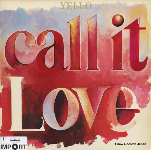 YELLO call it love SOVX2391 - front cover