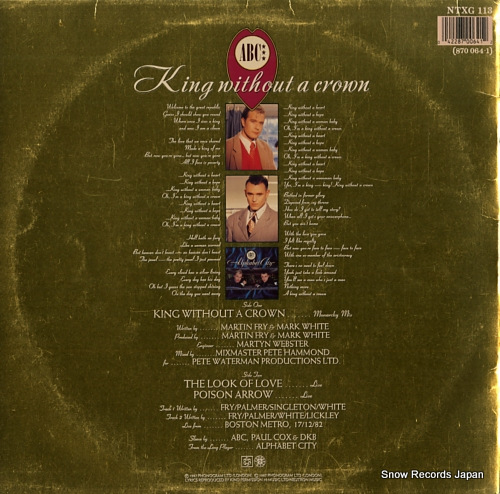 ABC king without a crown NTXG113/870064-1 - back cover
