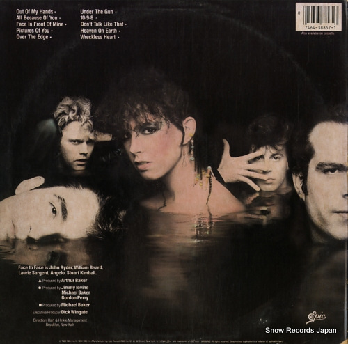 FACE TO FACE face to face BFE38857 - back cover