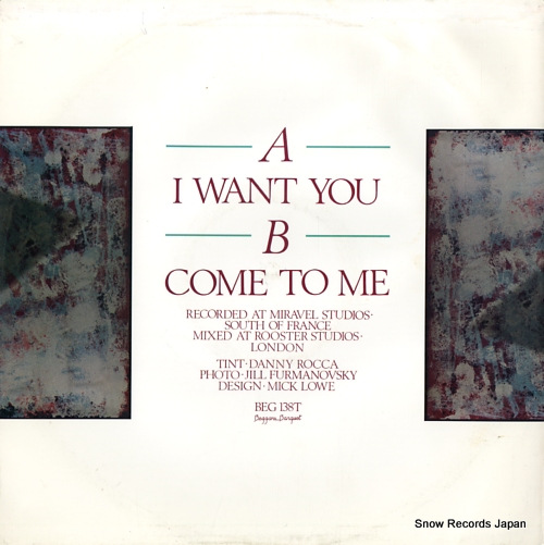 ROCCA, JOHN i want you BEG138T - back cover