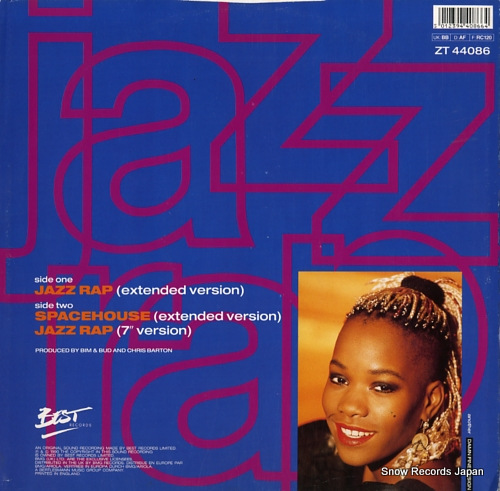 CARNEGIE, KIM jazz rap ZT44086 - back cover