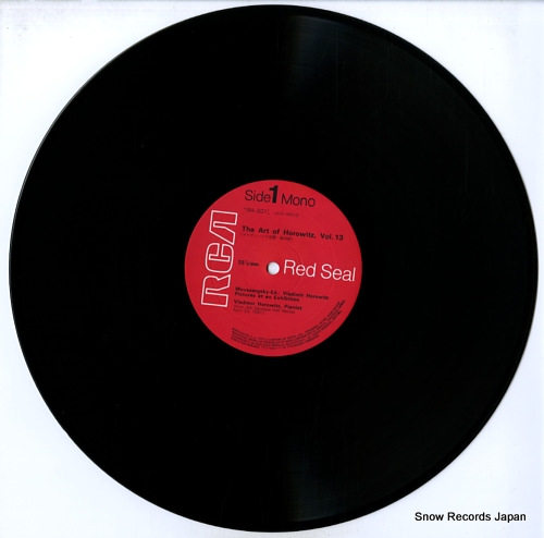 HOROWITZ, VLADIMIR the art of horowitz, vol.13 VRA-2073S