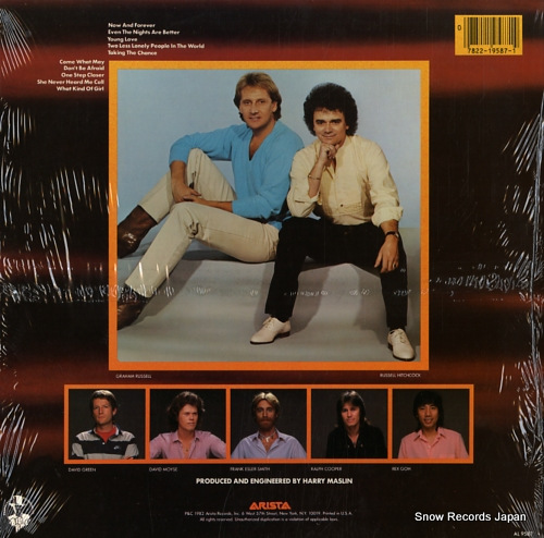 AIR SUPPLY now and forever AL9587